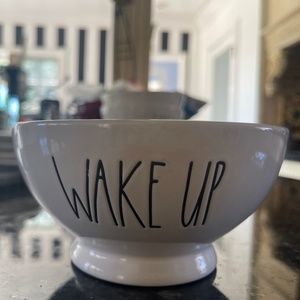 Rae Dunn Bowls x 5 "BE YOU" "WAKE UP" "EARLY BIRD" "FOODIE" "HANGRY"